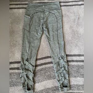 Athleta Leggings with Crisscross Detail